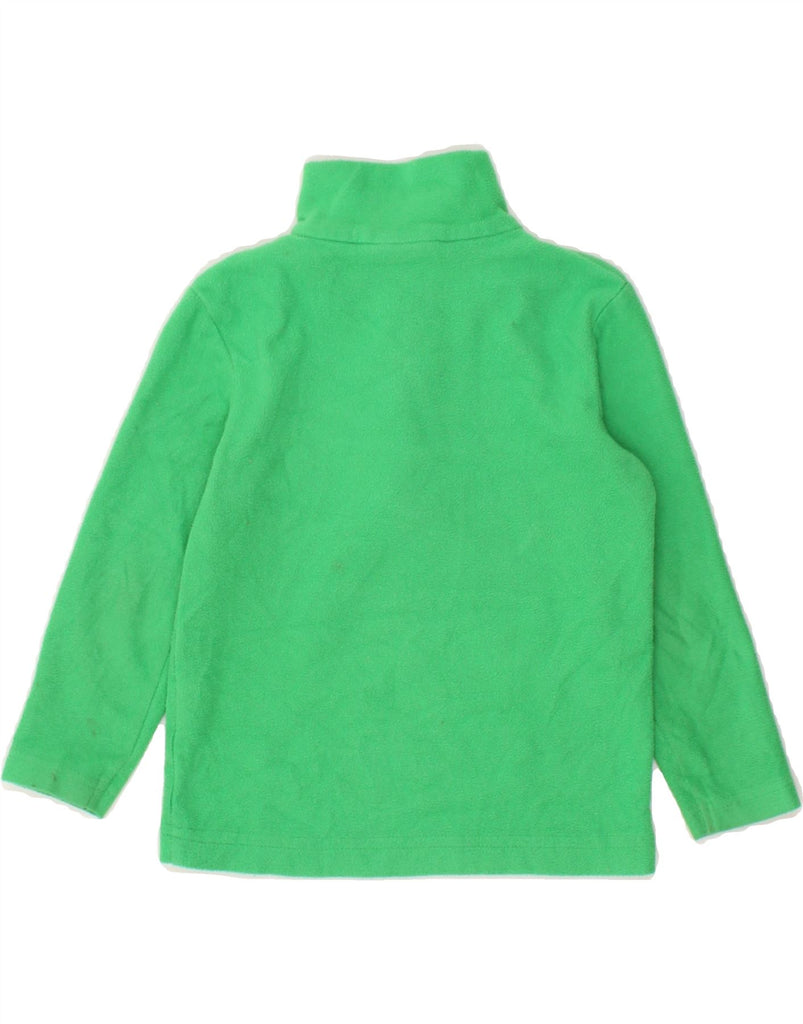 MOUNTAIN WAREHOUSE Boys Zip Neck Fleece Jumper 2-3 Years Green Polyester | Vintage Mountain Warehouse | Thrift | Second-Hand Mountain Warehouse | Used Clothing | Messina Hembry 