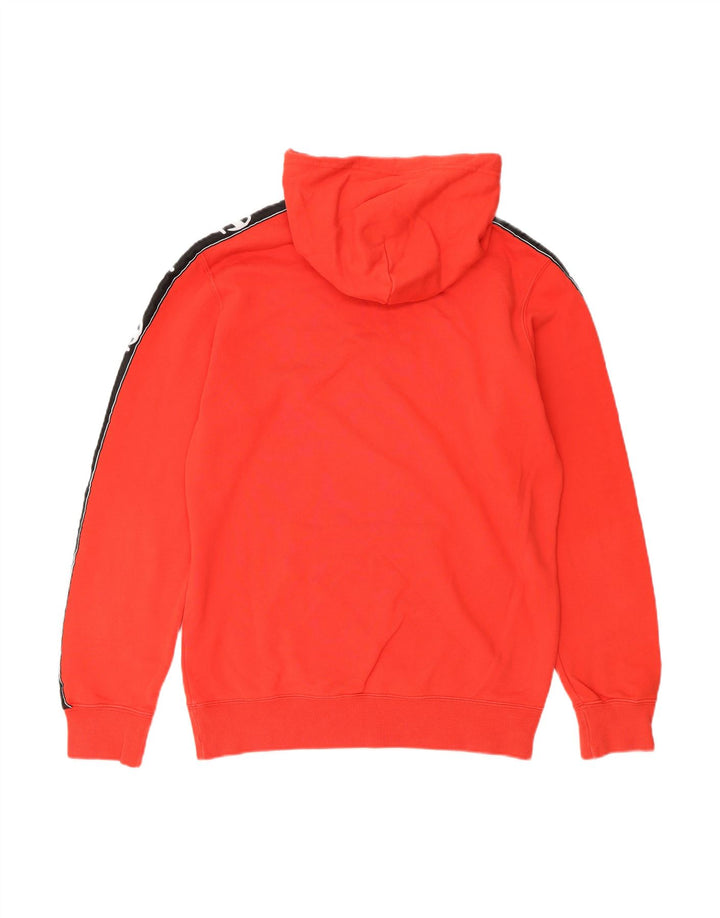CHAMPION Mens Graphic Hoodie Jumper Medium Red