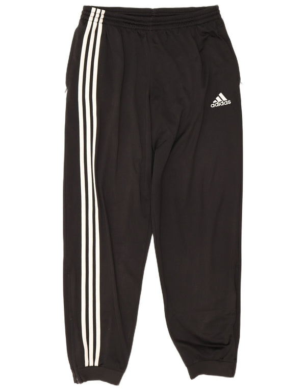 Adidas Mens Tracksuit Trousers Joggers UK 42/44 Large Black Polyester
