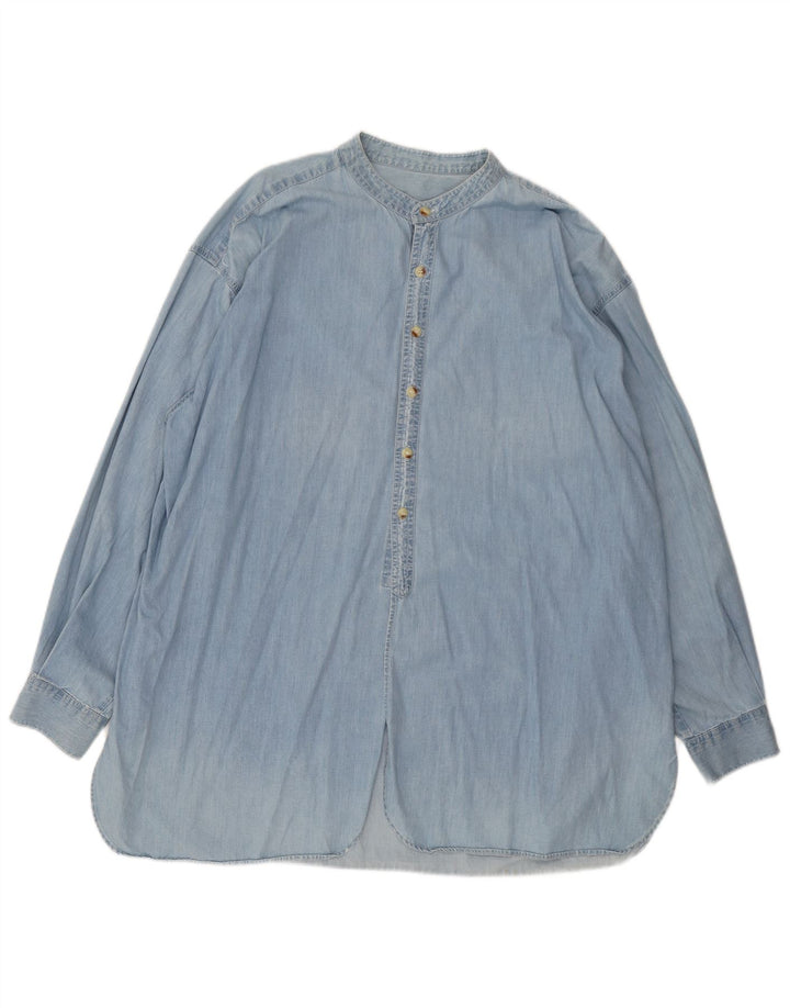 Eddie Bauer Womens Pullover Denim Dress UK 16 XL Blue Cotton