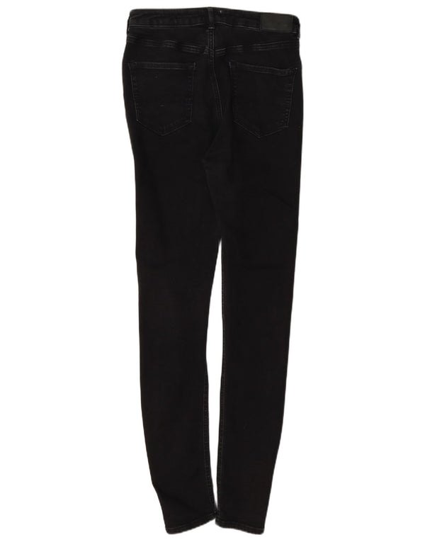 Jack Wills Womens High Waist Skinny Jeans W30 L30 Grey Cotton