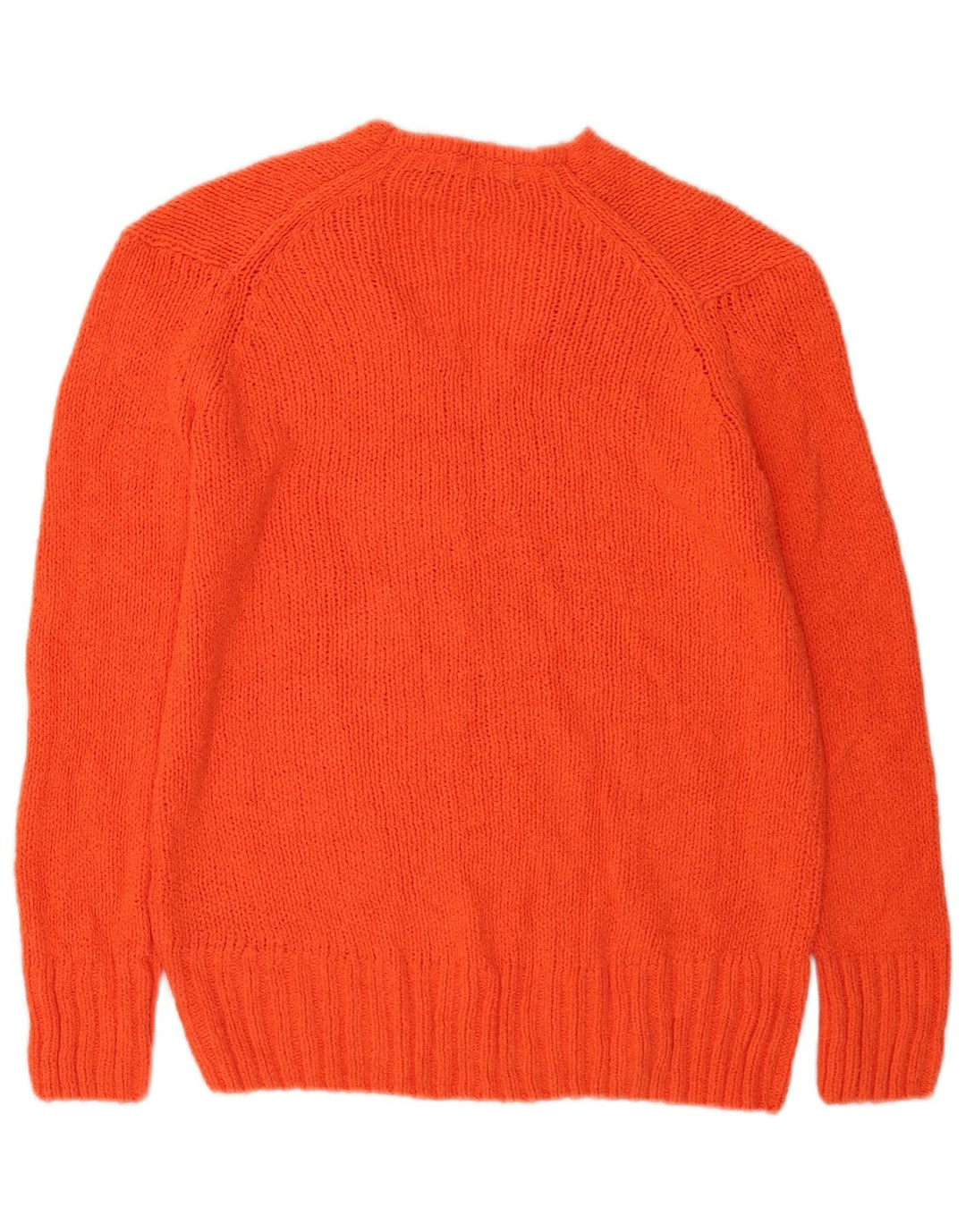 Marks & Spencer Womens Oversized V-Neck Jumper Sweater UK 6 XS Orange
