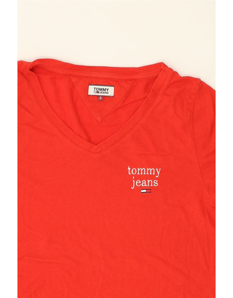 TOMMY HILFIGER Mens T-Shirt Top Small Red | Vintage Tommy Hilfiger | Thrift | Second-Hand Tommy Hilfiger | Used Clothing | Messina Hembry 