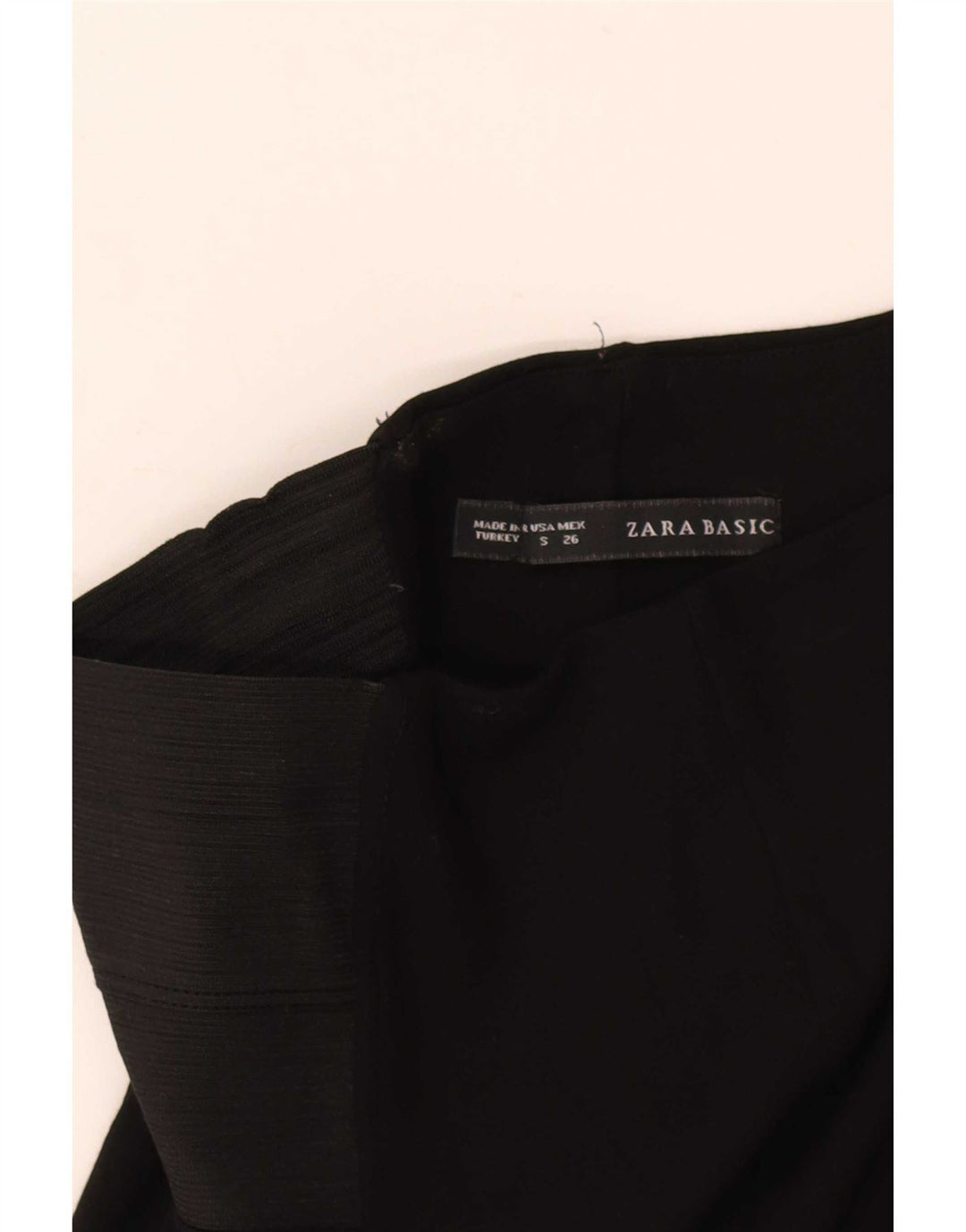 Zara Womens Leggings UK 8 Small Black