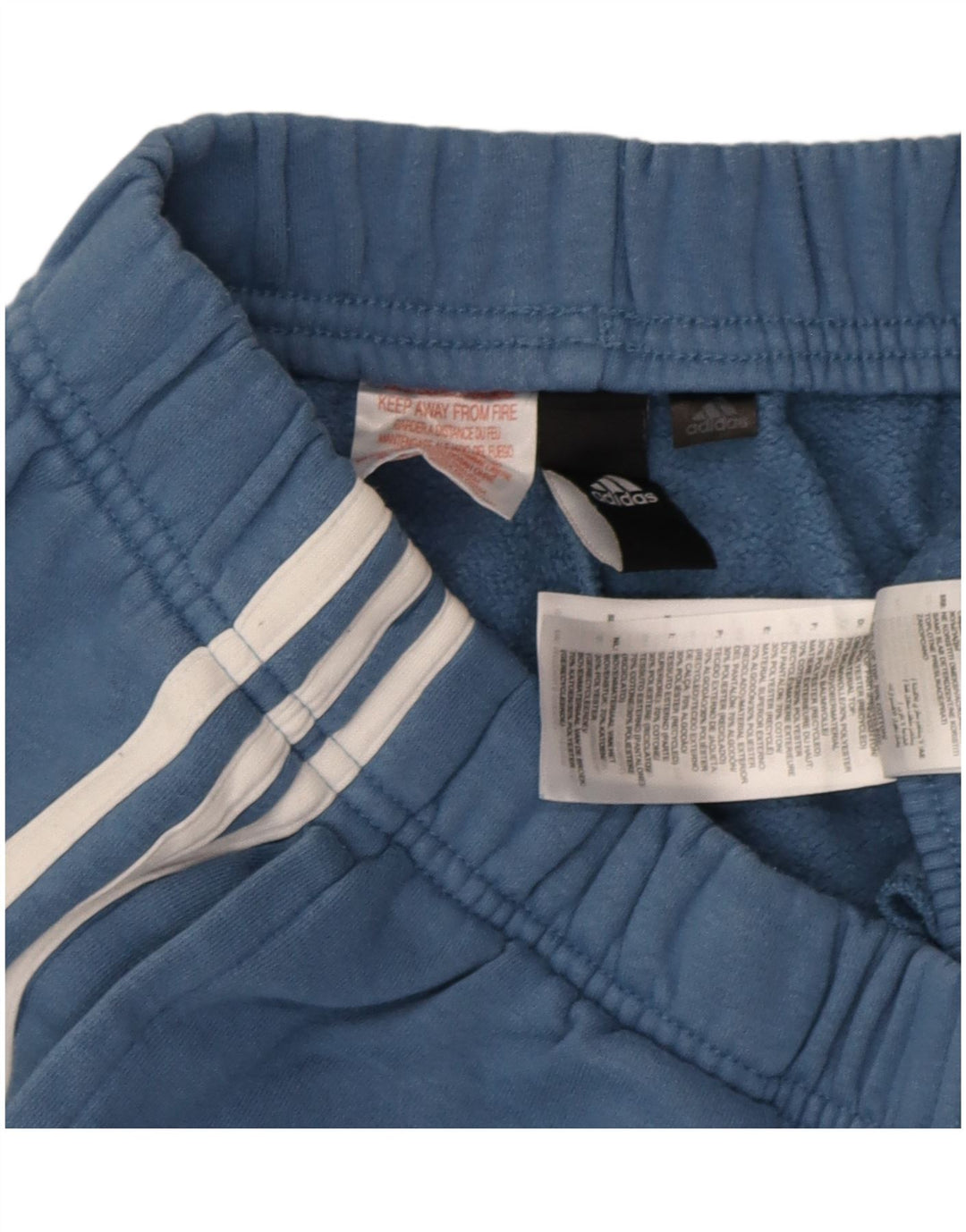 Adidas Mens Tracksuit Trousers Joggers Small Blue Cotton