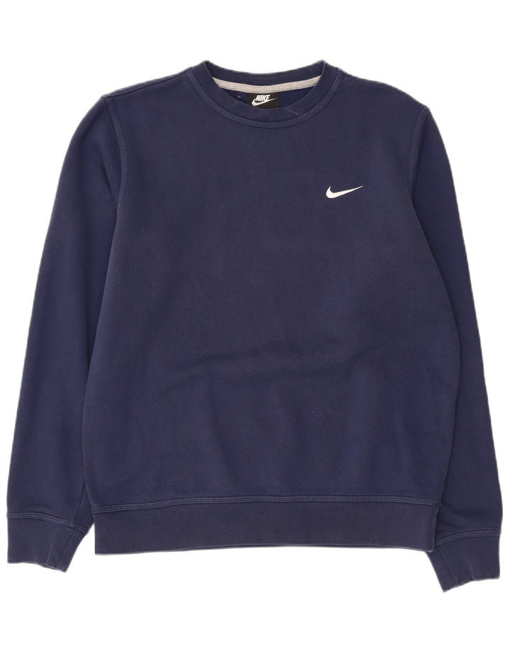 NIKE Mens Full Tracksuit Medium  Navy Blue Cotton