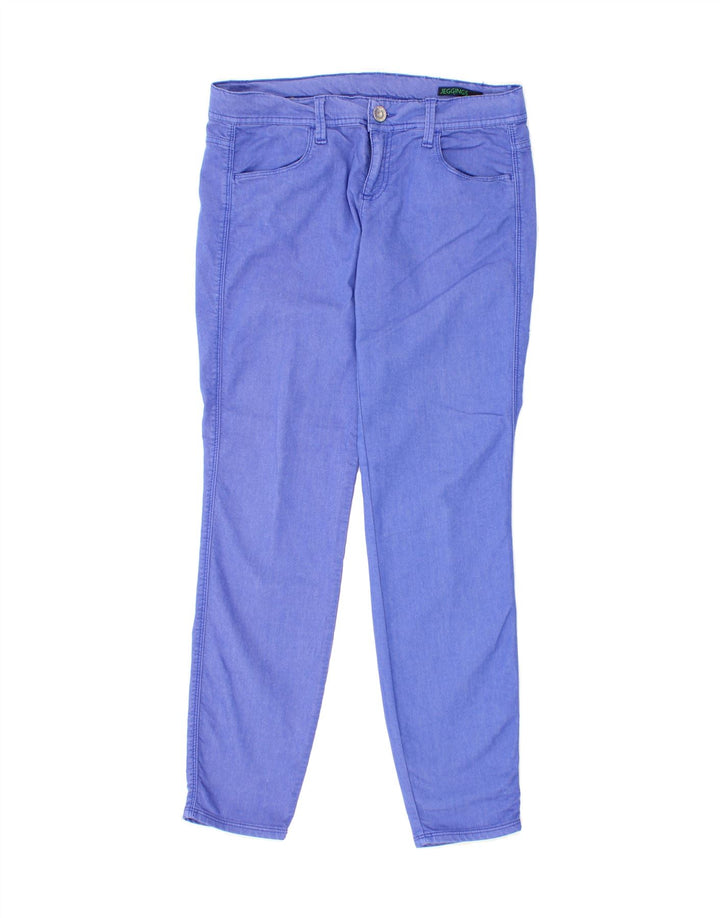 BENETTON Womens Jegging Jeans W32 L30 Purple Cotton Vintage Benetton and Second-Hand Benetton from Messina Hembry 