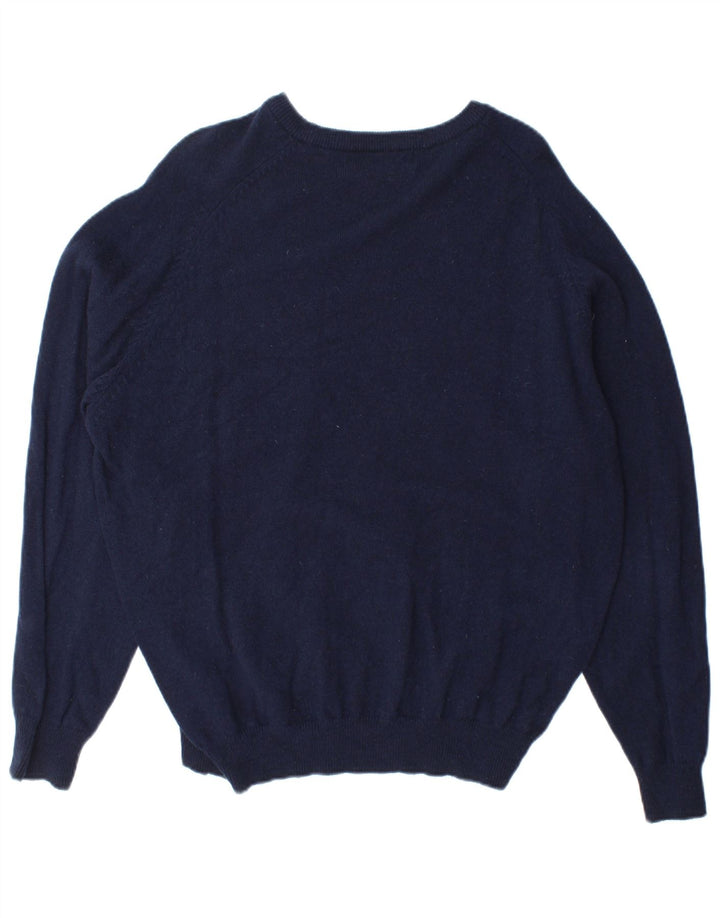 Marks & Spencer Mens Blue Harbour Crew Neck Jumper Sweater XL Navy Blue