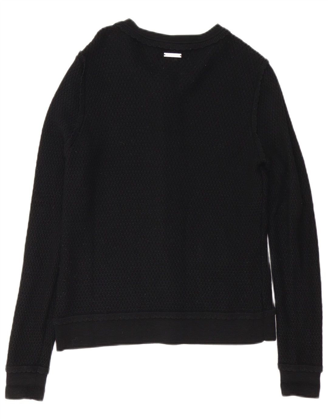 Michael Kors Womens Cardigan Sweater UK 14 Medium Black