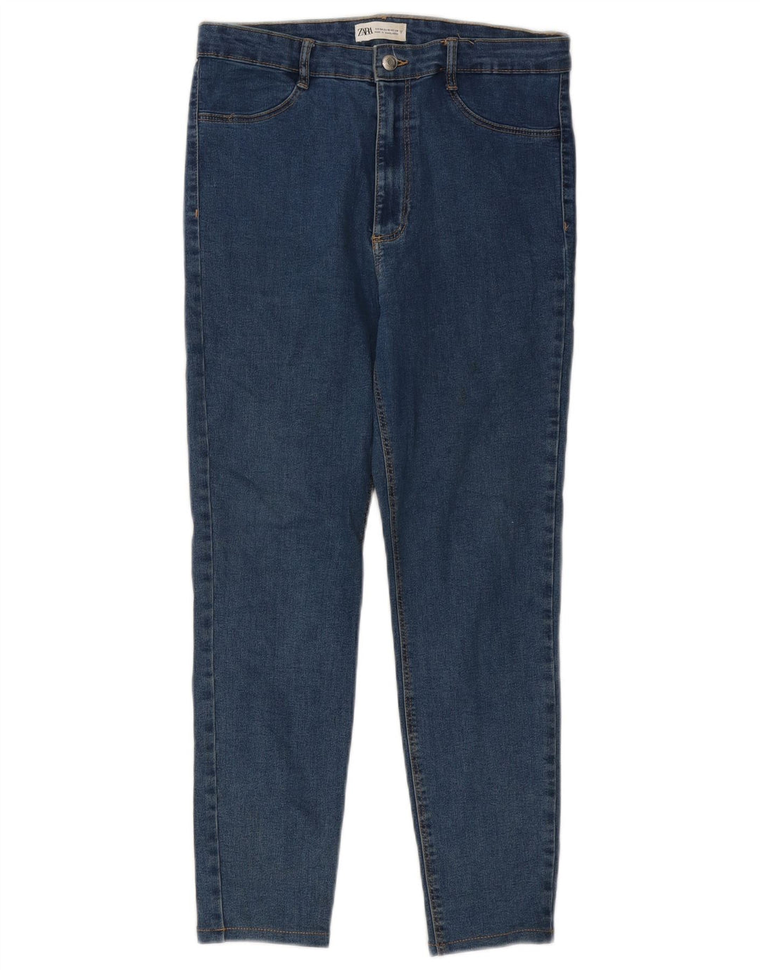 Zara Womens Slim Jeans EU 44 XL W34 L25 Blue