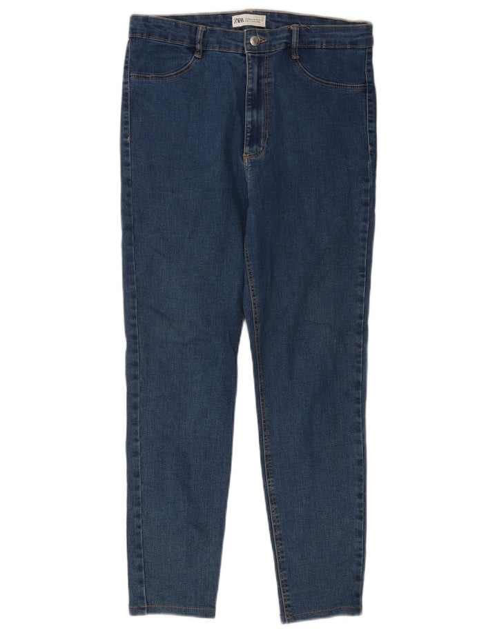 Zara Womens Slim Jeans EU 44 XL W34 L25 Blue