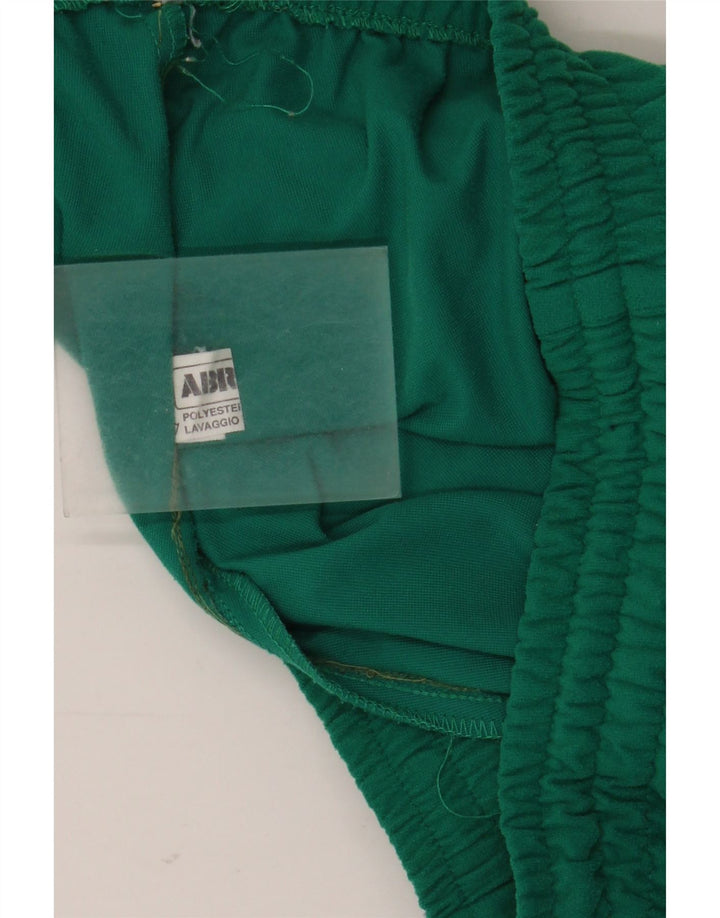Vintage Womens Full Tracksuit UK 14 Medium  Green Colourblock Polyester