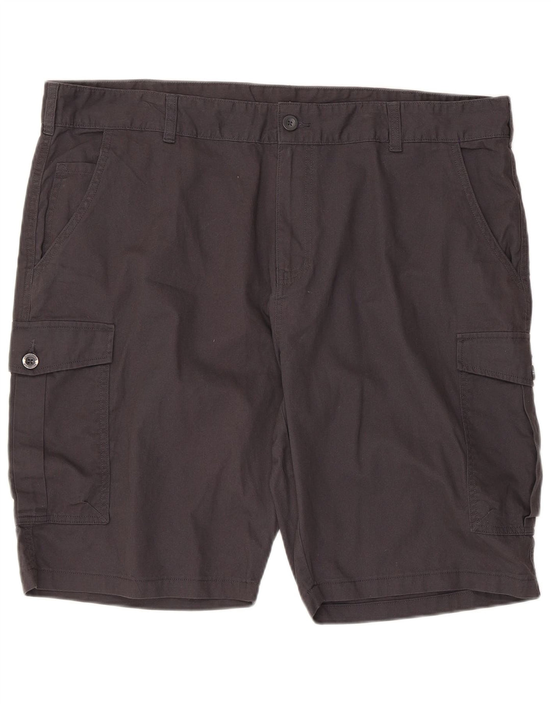 MOUNTAIN WAREHOUSE Mens Cargo Shorts W42 2XL Grey Cotton