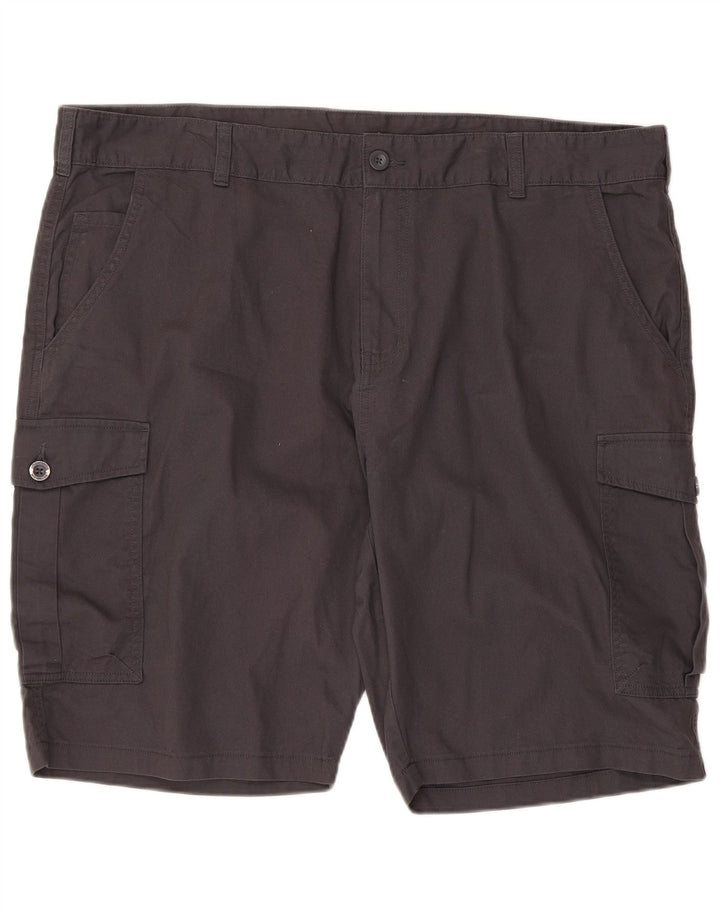 MOUNTAIN WAREHOUSE Mens Cargo Shorts W42 2XL Grey Cotton
