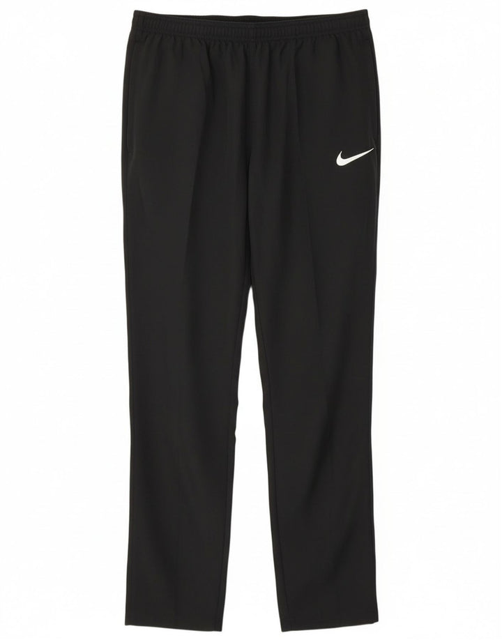 Nike Mens Dri Fit Regular Fit Tracksuit Trousers Large Black Sports