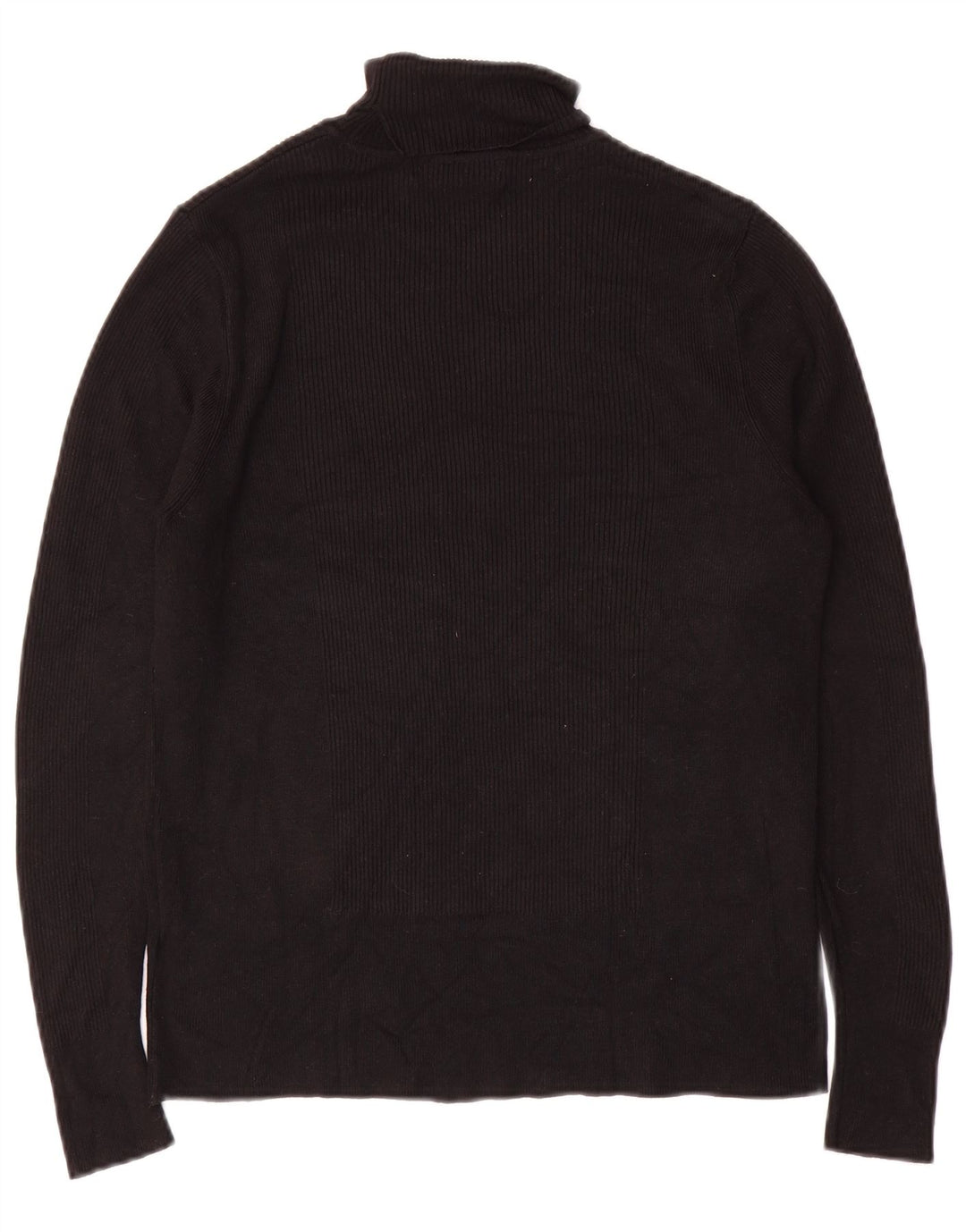 Marks & Spencer Womens Roll Neck Jumper Sweater UK 18 XL  Black Viscose