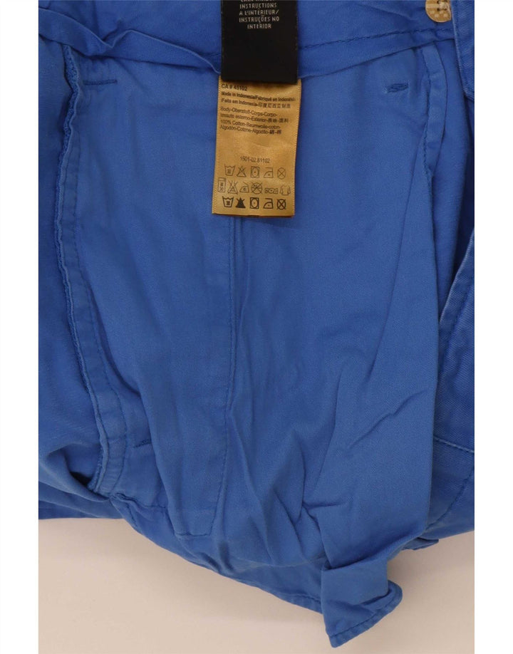 Scotch & Soda Mens Chino Shorts W30 Medium Blue Cotton
