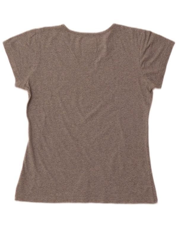 LEVI'S Girls Graphic T-Shirt Top 15-16 Years Grey Polyester