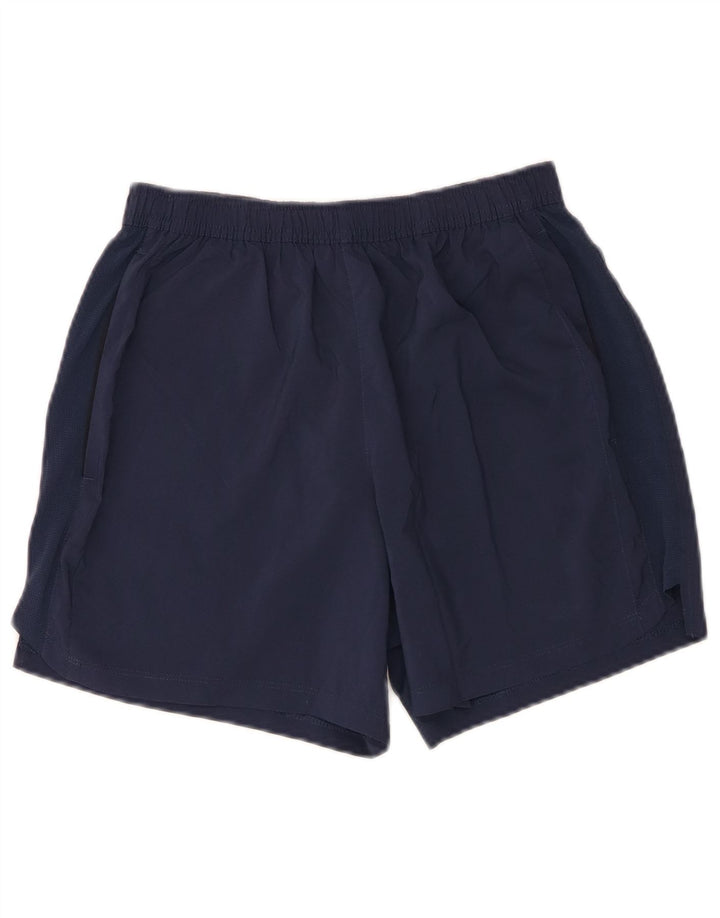 New Balance Mens Sport Shorts Small  Navy Blue Polyester