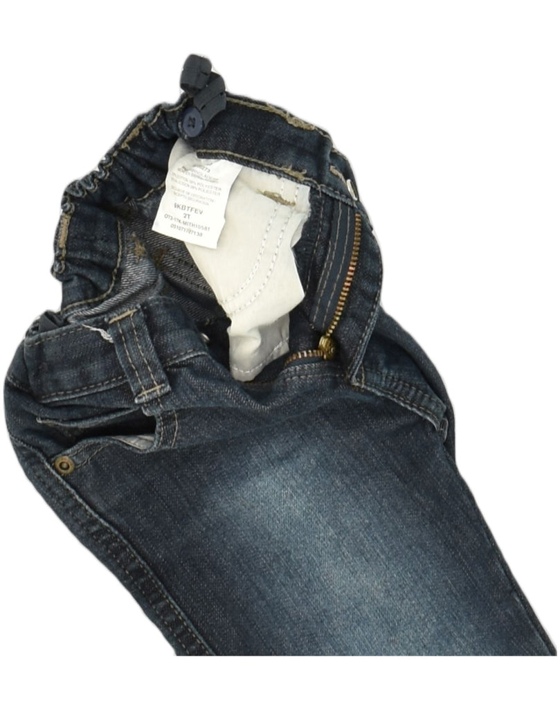 WRANGLER Baby Boys Straight Jeans 18-24 Months W18 L12 Navy Blue Cotton | Vintage Wrangler | Thrift | Second-Hand Wrangler | Used Clothing | Messina Hembry 