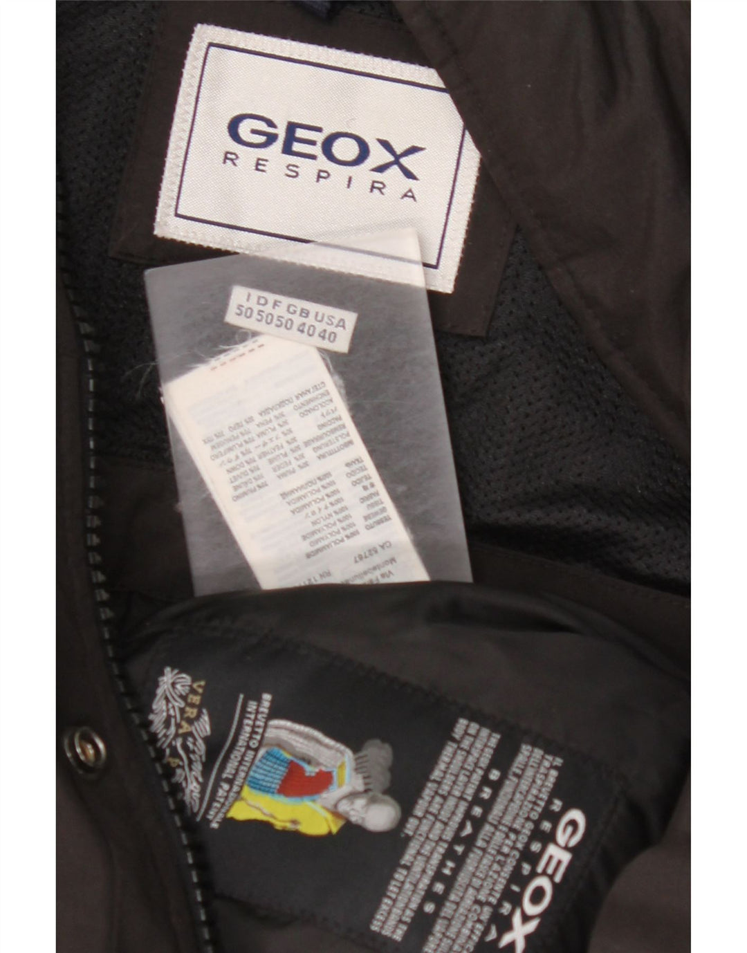 GEOX Mens Padded Jacket UK 40 Large Black Polyamide