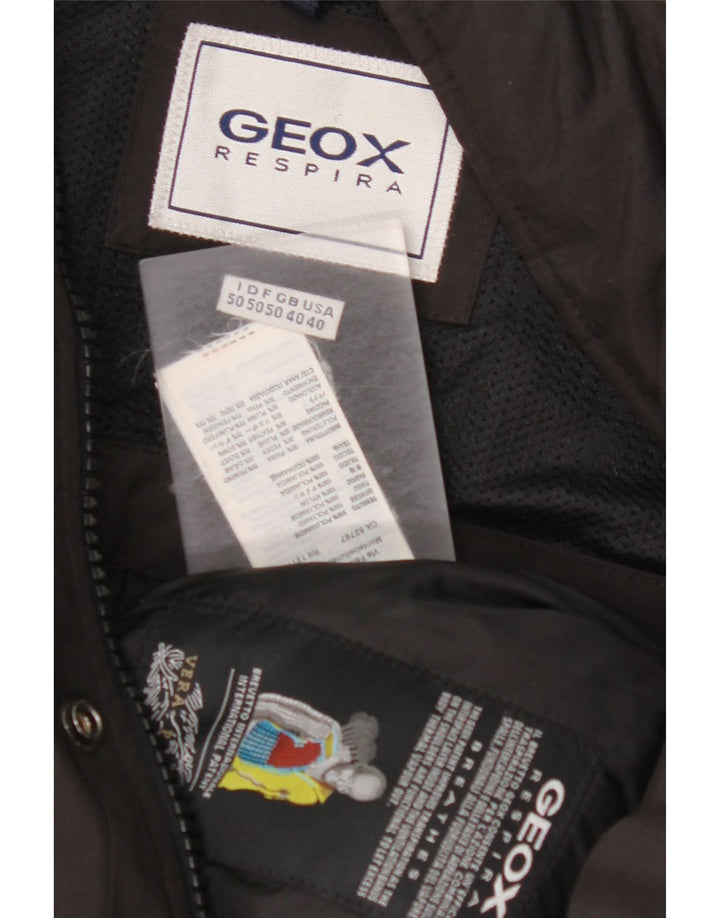 GEOX Mens Padded Jacket UK 40 Large Black Polyamide