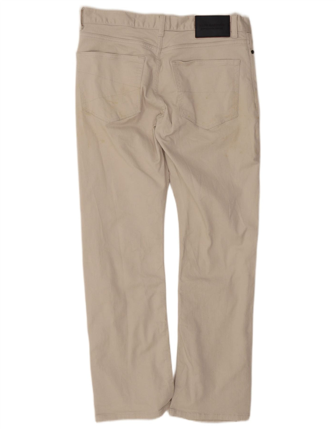 Marks & Spencer Mens Bootcut Casual Trousers W32 L29 Beige Cotton