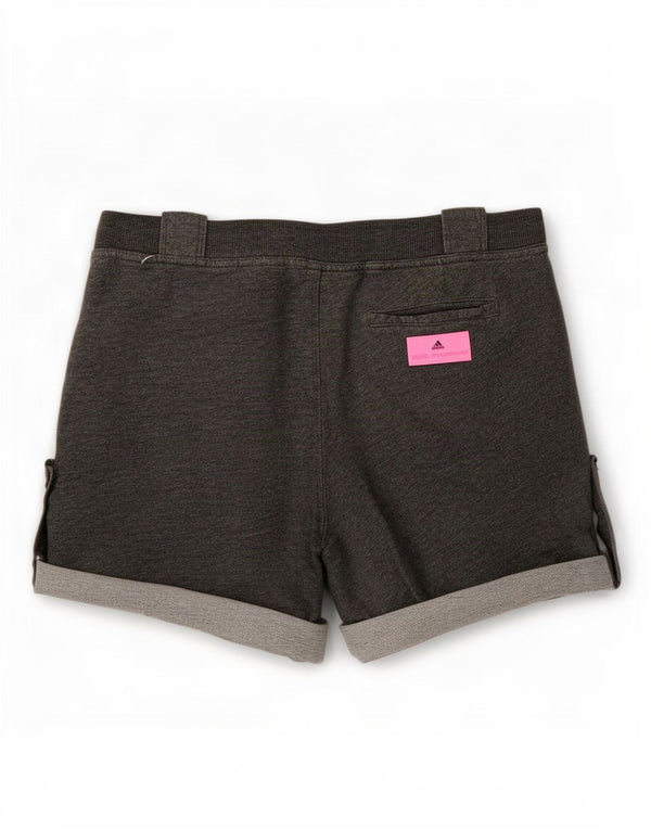 Adidas Womens Stella McCartney Sport Shorts EU 36 Small Grey Cotton