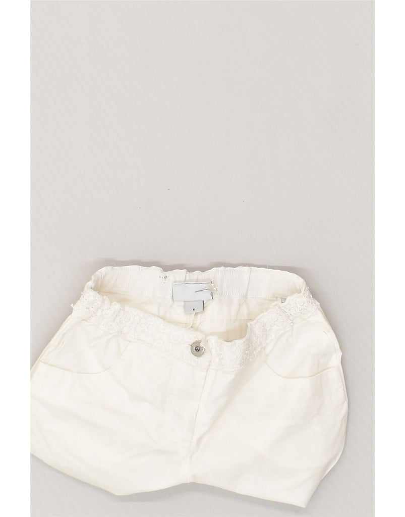 DOLCE & GABBANA Girls Straight Casual Trousers 5-6 Years W22 L20  White | Vintage Dolce & Gabbana | Thrift | Second-Hand Dolce & Gabbana | Used Clothing | Messina Hembry 