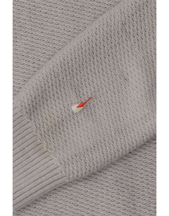 Tommy Hilfiger Mens Crew Neck Jumper Sweater Medium Grey Polyester