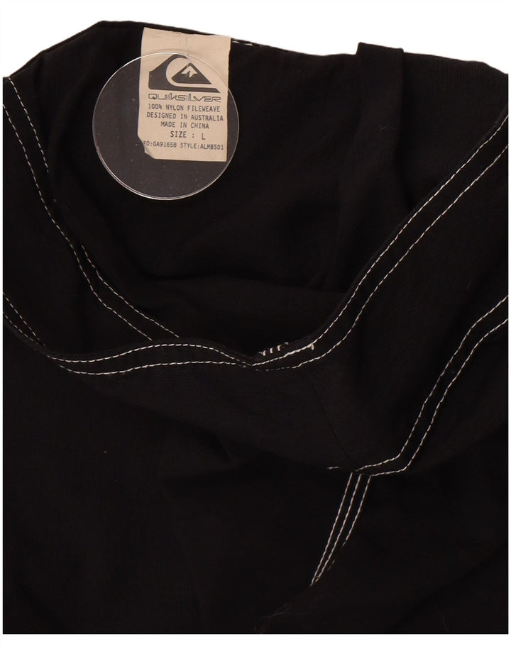 Quiksilver Mens Swimming Shorts Large Black Nylon