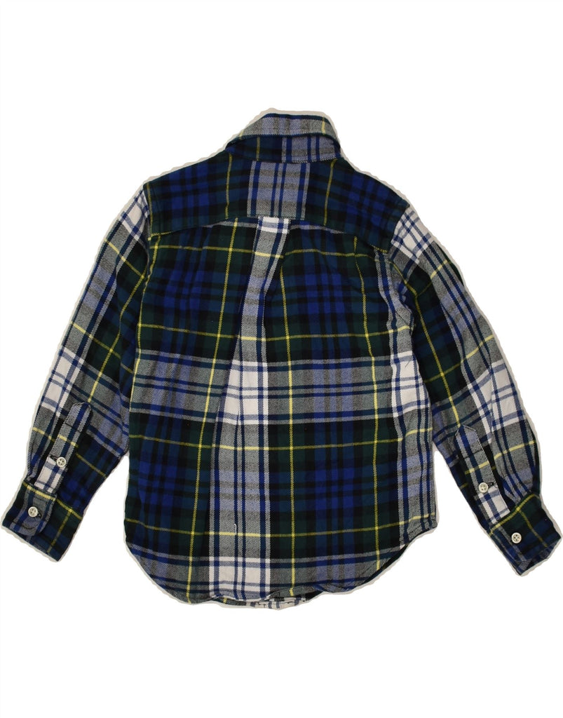 RALPH LAUREN Baby Boys Core Flannel Shirt 18-24 Months Navy Blue Check | Vintage Ralph Lauren | Thrift | Second-Hand Ralph Lauren | Used Clothing | Messina Hembry 