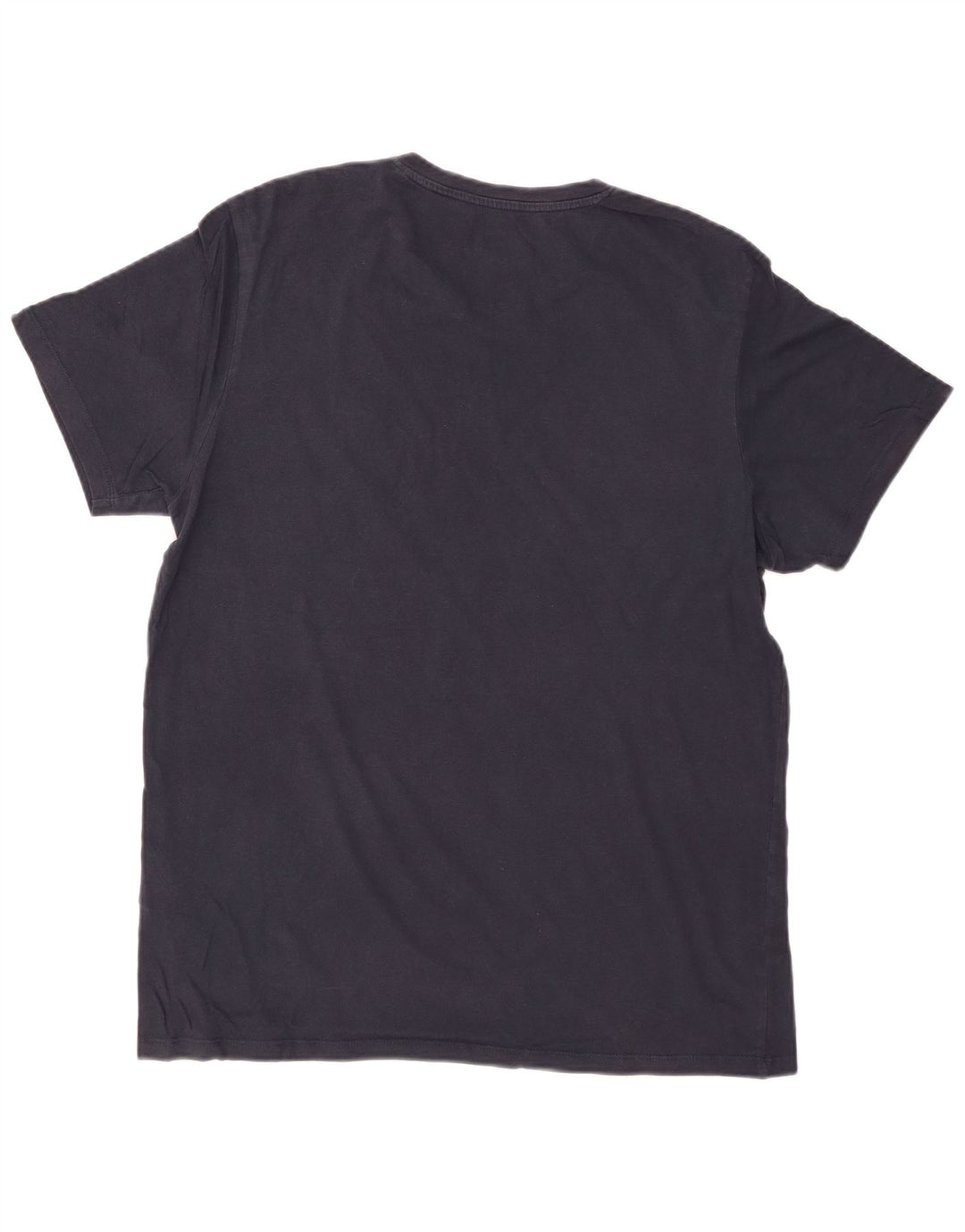 JACK & JONES Mens Graphic T-Shirt Top XL Navy Blue Cotton