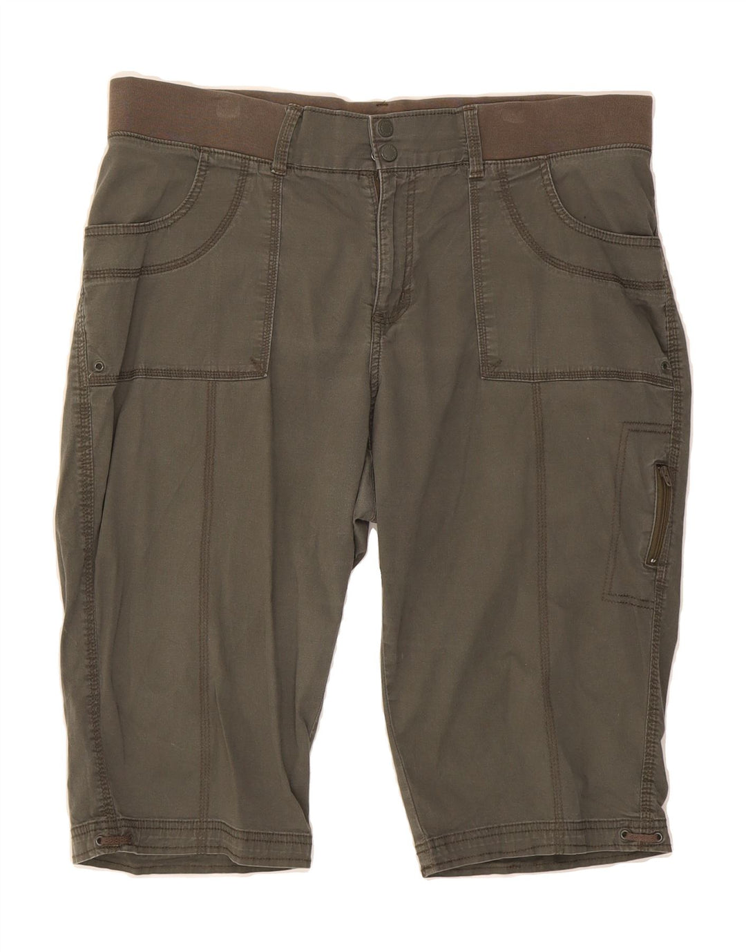 LEE Womens Relaxed Fit Cargo Shorts US 18 2XL W38 Khaki Cotton Vintage Lee and Second-Hand Lee from Messina Hembry 