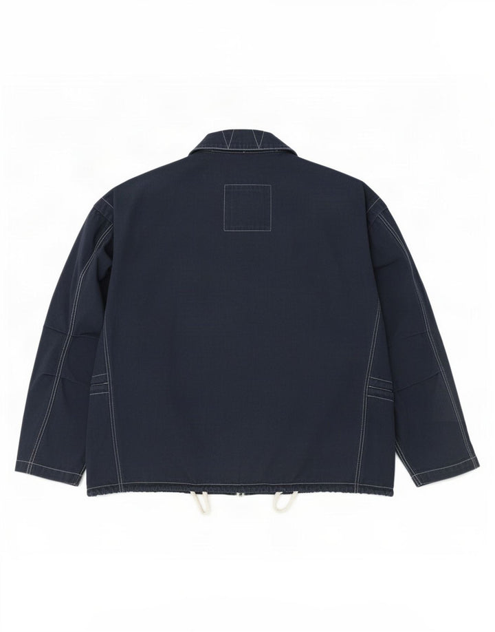 Sinful Mens Utility Jacket UK 44 2XL Navy Blue