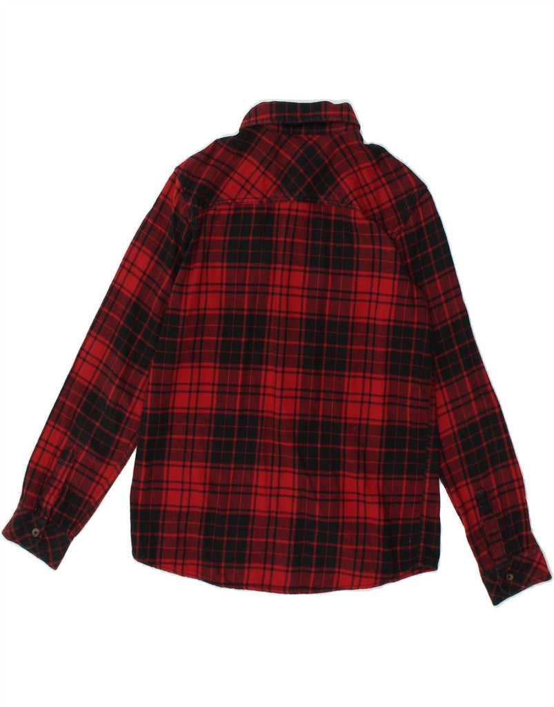 BENETTON Boys Flannel Shirt 10-11 Years Red Check | Vintage Benetton | Thrift | Second-Hand Benetton | Used Clothing | Messina Hembry 