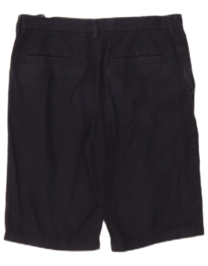 Cos Mens Chino Shorts EU 46 Small W30  Navy Blue Cotton