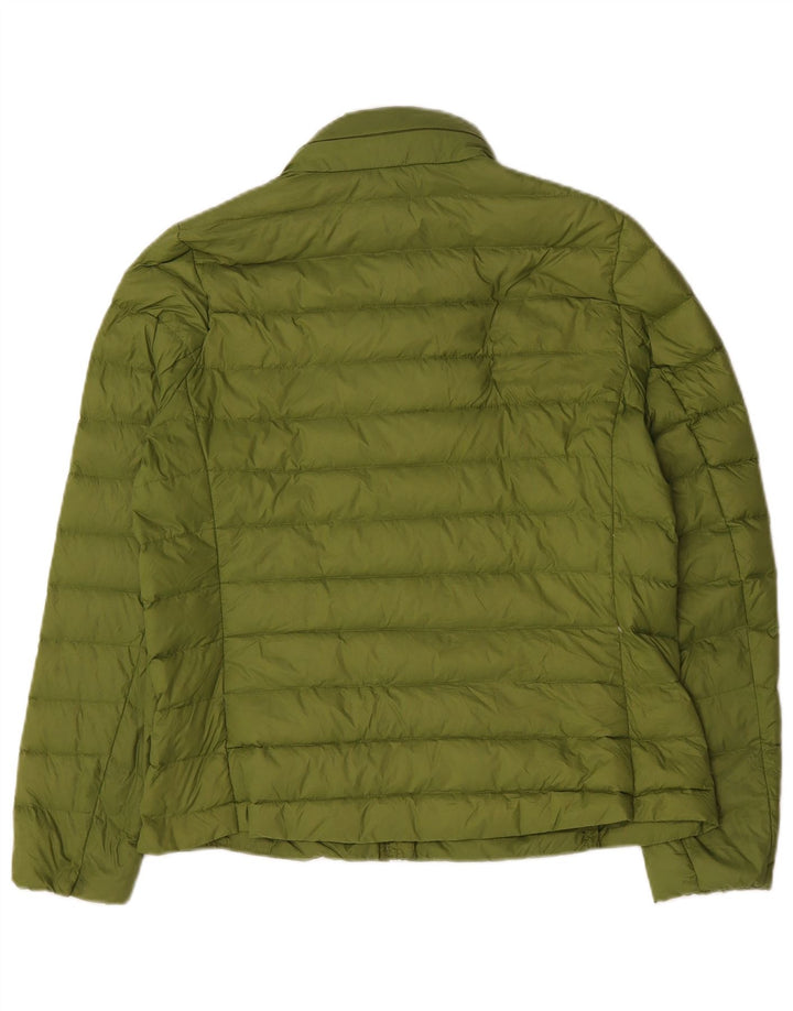 Marks & Spencer Womens Padded Jacket UK 16 Large Green Polyamide