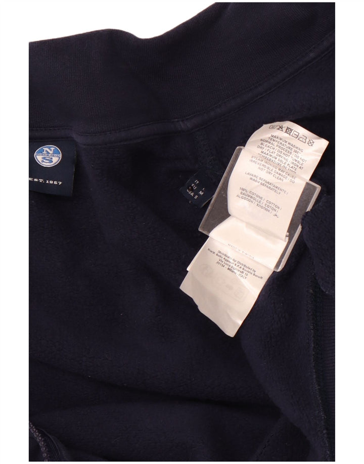 NORTH SAILS Mens Tracksuit Top Jacket Small Navy Blue Cotton