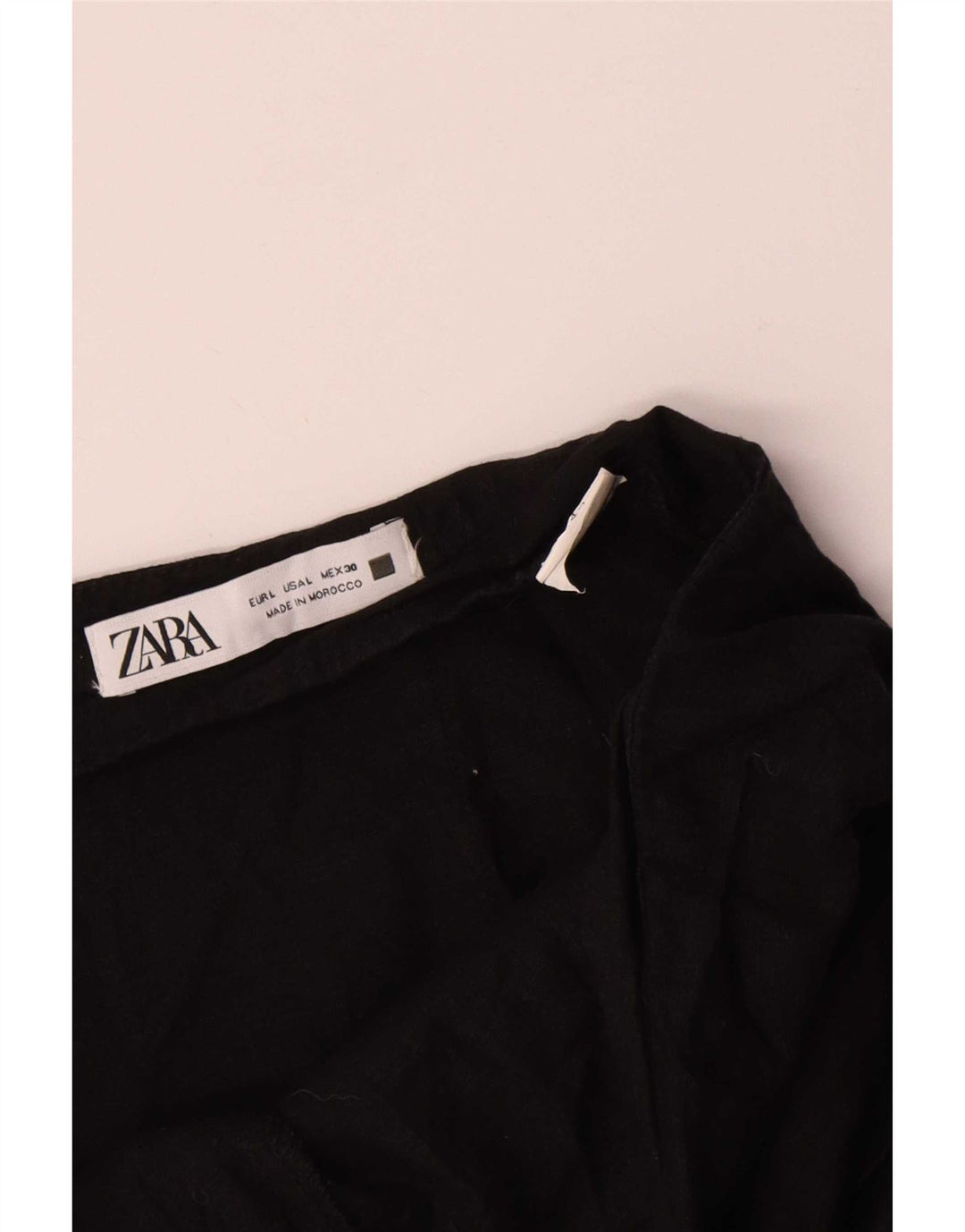 Zara Womens Casual Shorts Large W30 Black