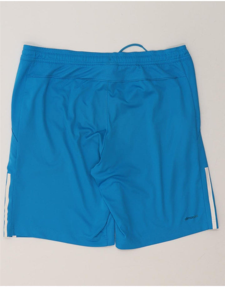 Adidas Mens Climacool Sport Shorts Medium  Blue Polyester
