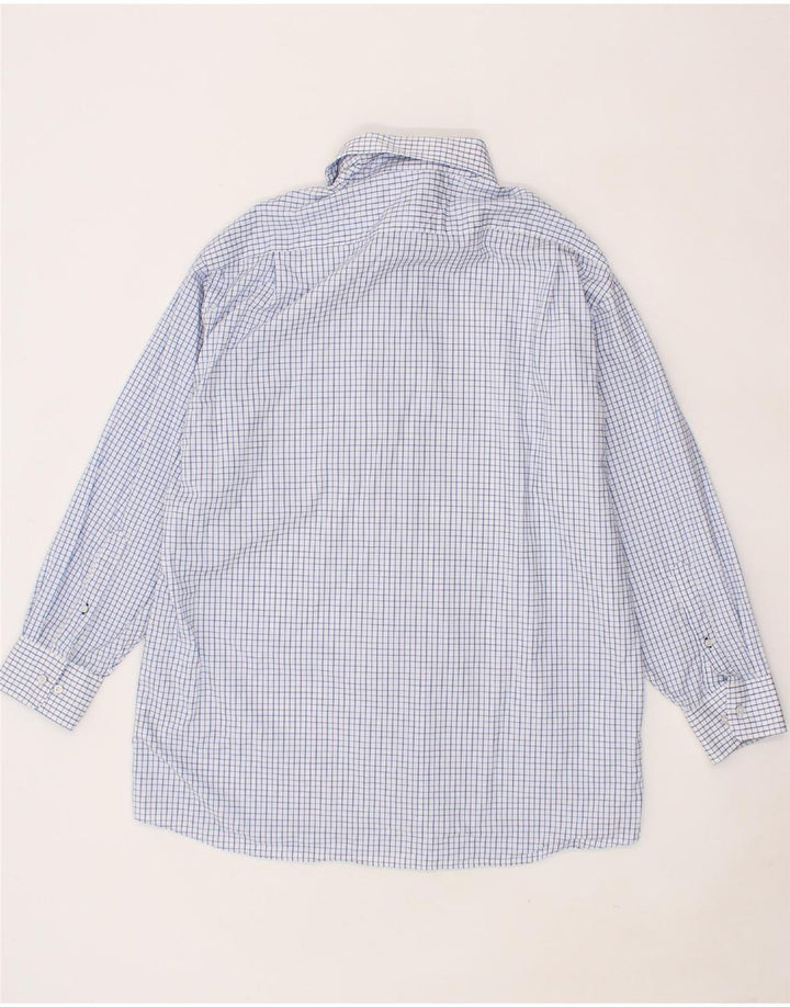 TOMMY HILFIGER Mens Regular Fit Shirt Size 17 XL Blue Check Cotton Vintage Tommy Hilfiger and Second-Hand Tommy Hilfiger from Messina Hembry 
