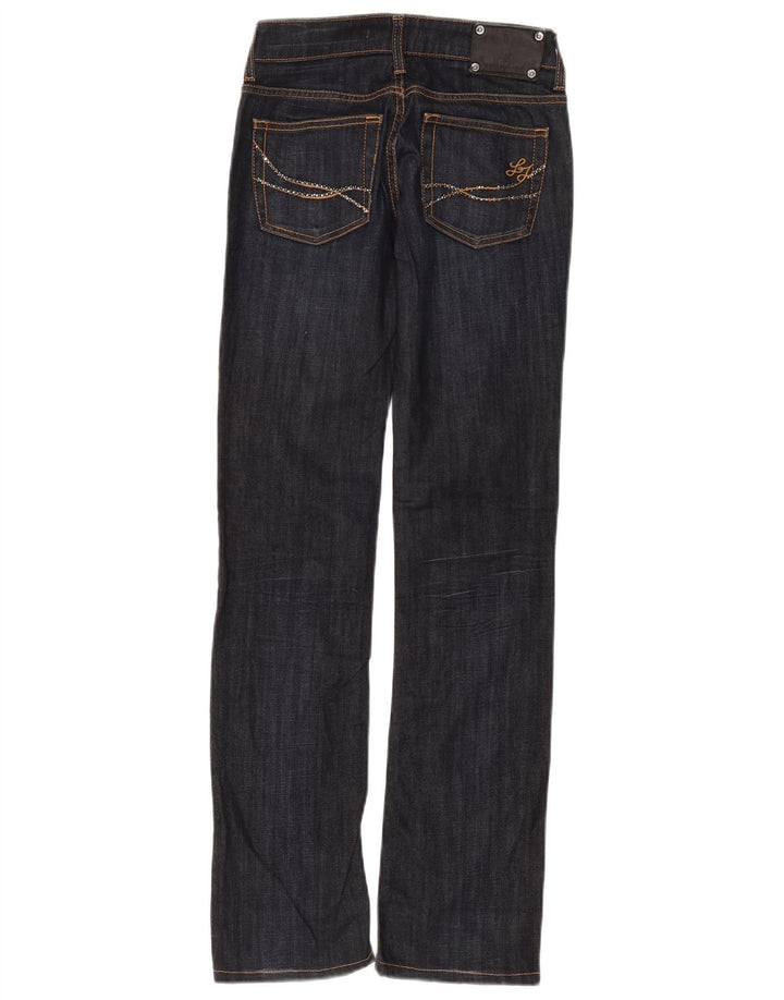 Liu Jo Womens Straight Jeans W28 L31 Navy Blue Cotton
