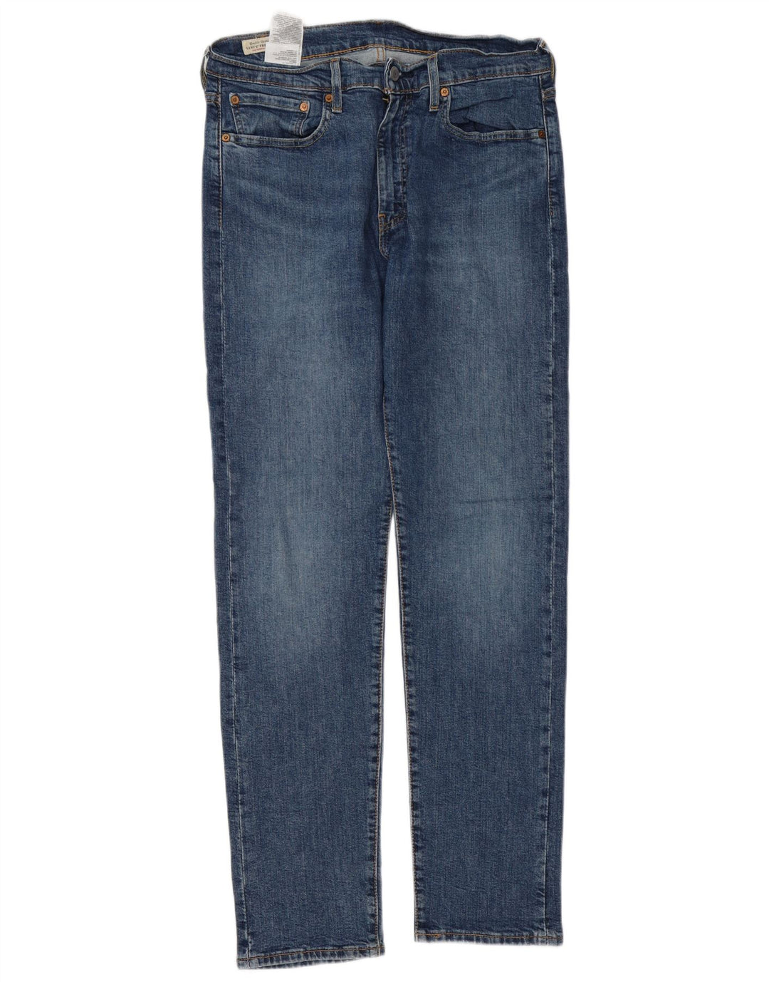 Levi's Mens 502 Tapered Jeans W33 L34 Blue Cotton