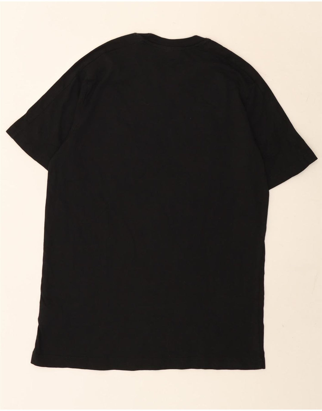 Adidas Mens T-Shirt Top Medium Black Cotton