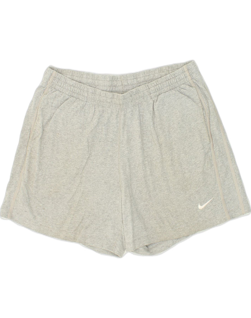 NIKE Mens Sport Shorts 2XL Grey Cotton | Vintage Nike | Thrift | Second-Hand Nike | Used Clothing | Messina Hembry 