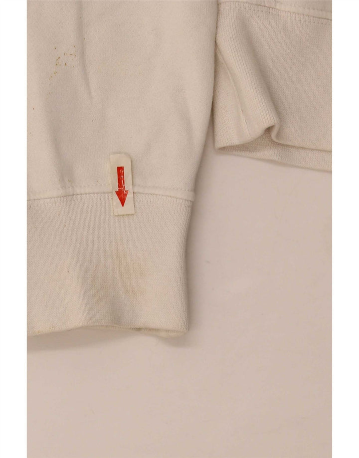 Nike Mens Loose Fit Sweatshirt Jumper XS White Cotton