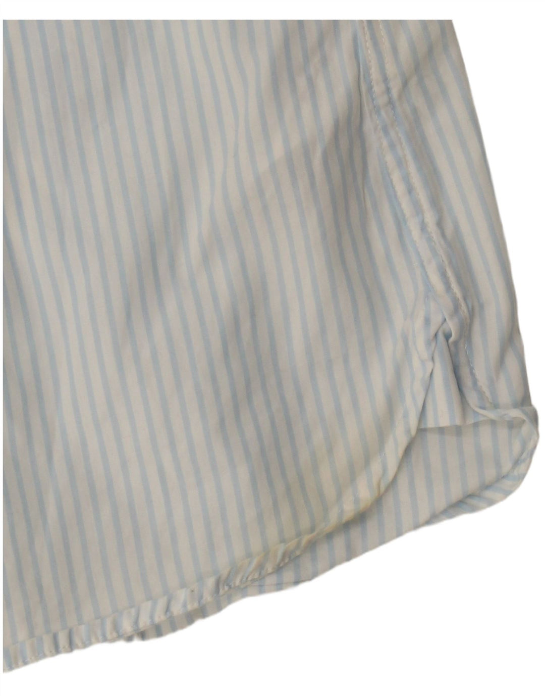 Tommy Hilfiger Womens Shirt US 8 Medium Blue Pinstripe Cotton