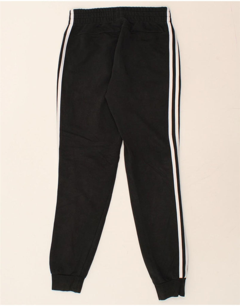 ADIDAS Womens Tracksuit Trousers Joggers UK 8/10 Small Black Cotton | Vintage Adidas | Thrift | Second-Hand Adidas | Used Clothing | Messina Hembry 