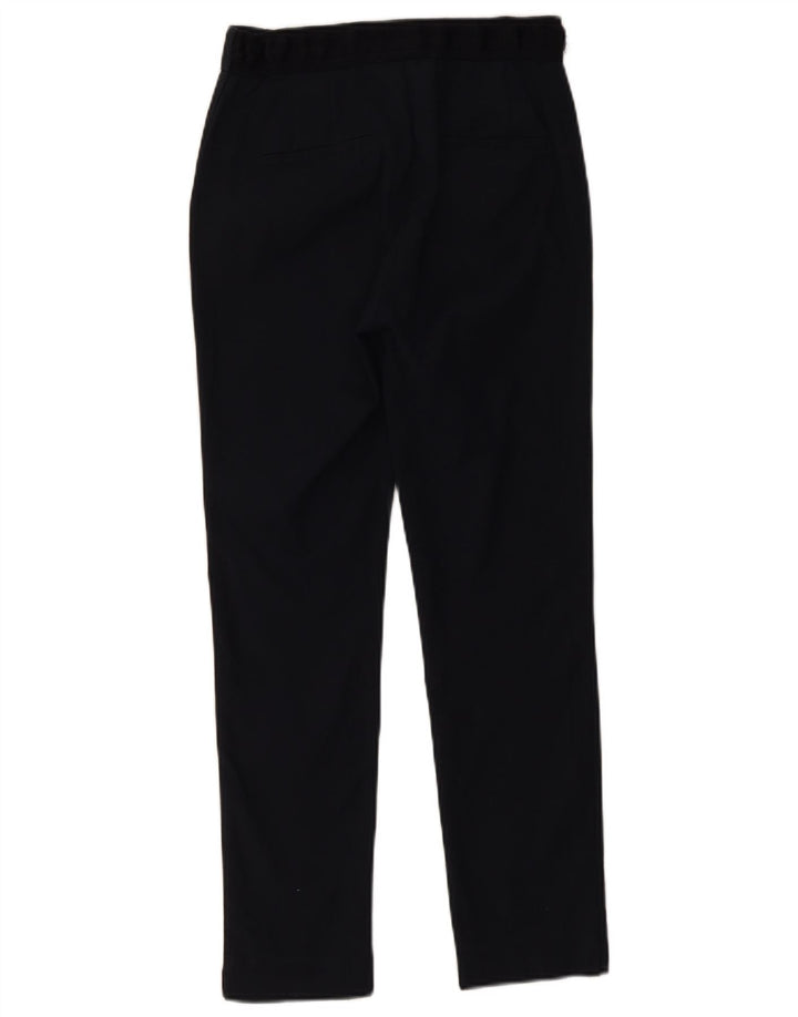 Zara Womens Slim Chino Trousers Small W26 L27 Black